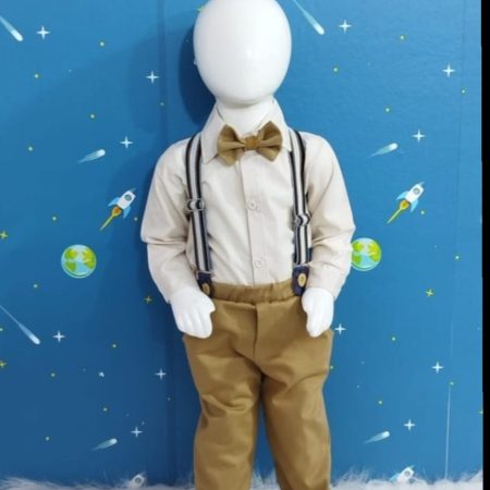 Conjunto pantalón, camisa y tirante